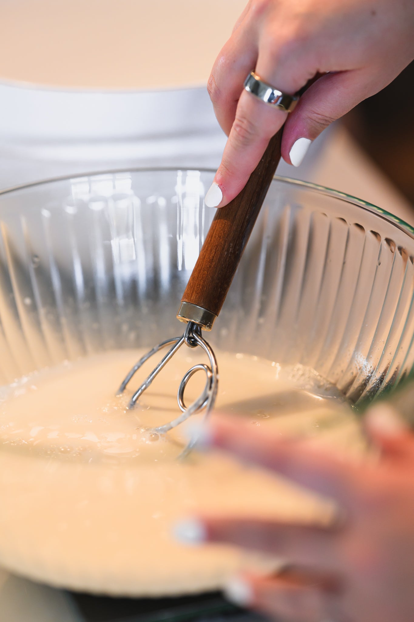 Dutch Whisk + Teak Spurtle Combo